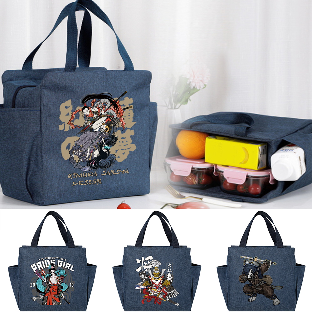 Insulated Lunch Bag - Thick aluminum foil handbag Non-Food Contact, Portable Storage Bag Ideal for Picnics & Outdoor Meals, Picnic Essentials | Stylish Lunch Bag, Back to School