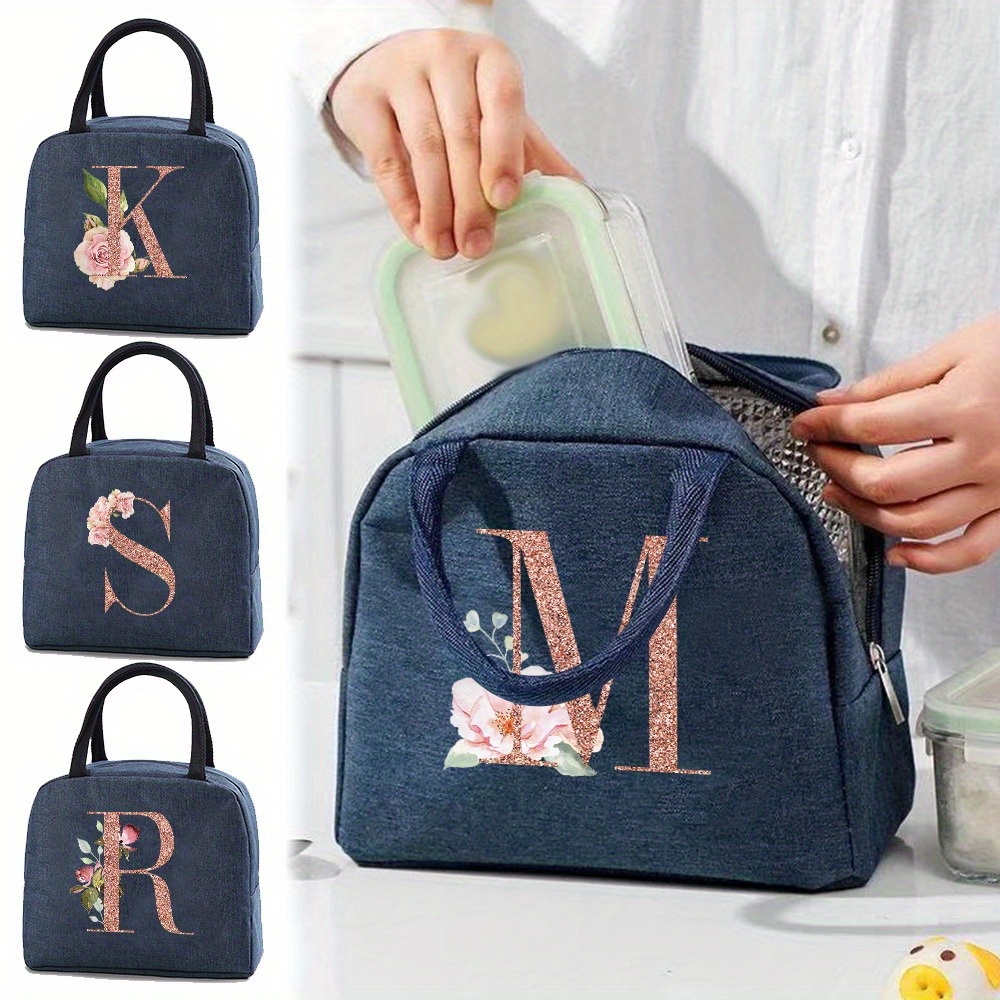 Insulated Lunch Bag Insulated Tote for Work, School, Outdoor Activities, Lunch Bag Durable Aluminum Foil Food Container Cooler Bag, Perfect for Office Workers