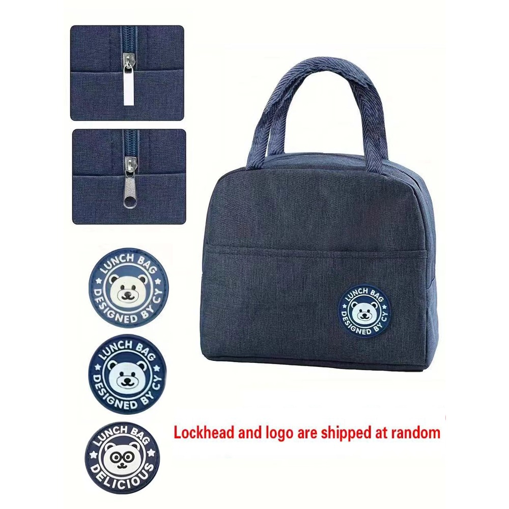 Insulated Lunch Bag Insulated Tote for Work, School, Outdoor Activities, Lunch Bag Durable Aluminum Foil Food Container Cooler Bag, Perfect for Office Workers