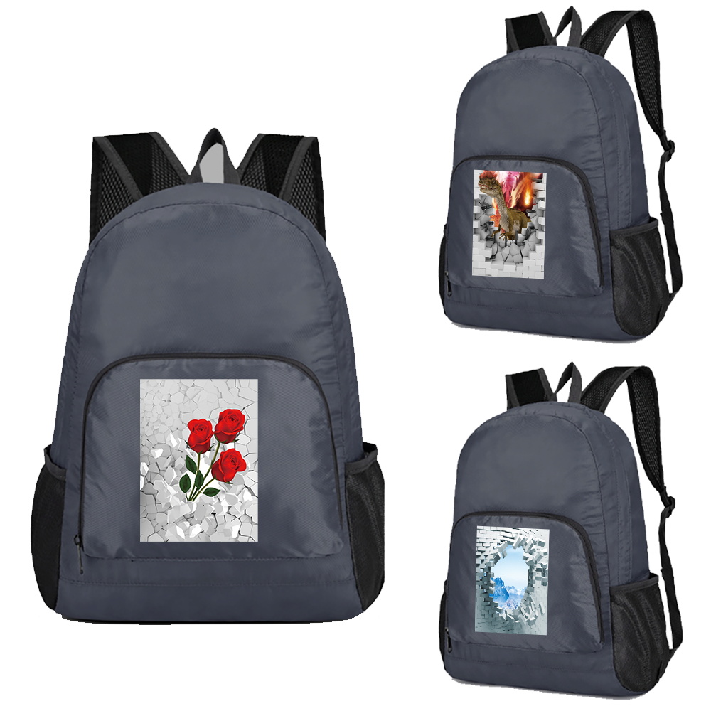 Foldable Backpack Travel Bag Lightweight Storage Bags Backpacks for Men Women Large Capacity Outdoor Hiking Camping Sports Climbing Rucksack Portable Organizer Bags Handbags