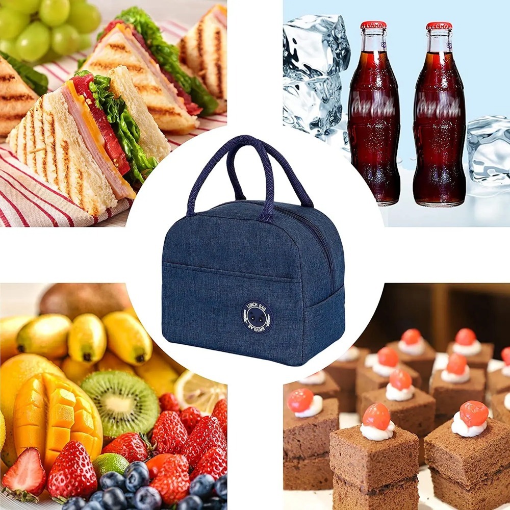 Insulated Lunch Bag Insulated Tote for Work, School, Outdoor Activities, Lunch Bag Durable Aluminum Foil Food Container Cooler Bag, Perfect for Office Workers